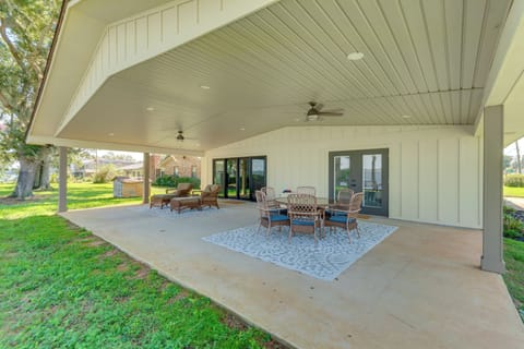Covered Patio | Outdoor Dining Area | Bay Views