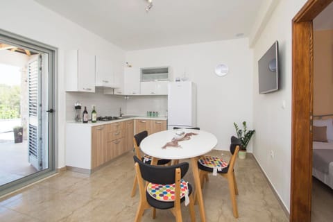 Kitchen and dining area