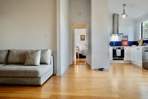 Polished floors throughout