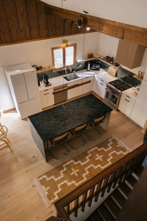 Our completely updated, fully stocked chef's kitchen with everything you'll need for a wonderful stay. 