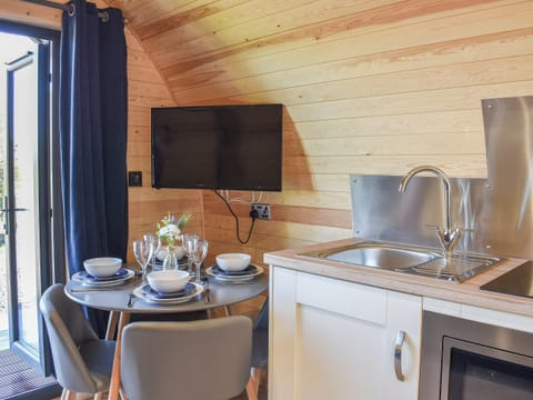 Kitchen area | Glampio Trysor Merddwr - Glampio Trysor, Corwen, near Bala