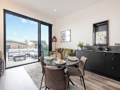 Open plan living space | Lodge Two - Ty Llwyd, Llangefni