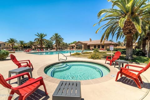 "Unwind with friends in our community hot tub—where relaxation meets fun! 💦"