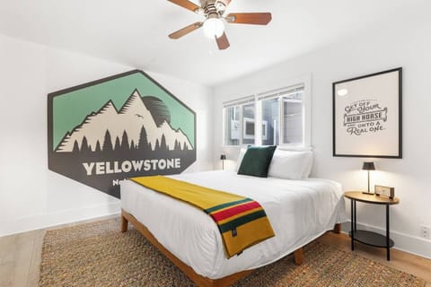 2nd bedroom with 1 king bed