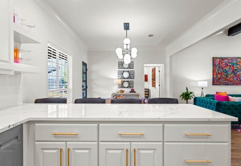 A closer look at the sleek and modern kitchen, where style meets function. Everything you need is within arm’s reach for a smooth cooking experience.