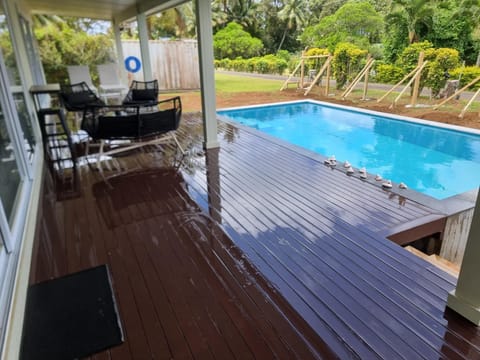 pool and deck