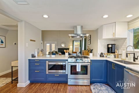 Whip up your favorite recipes in this bright, functional, and fully equipped kitchen