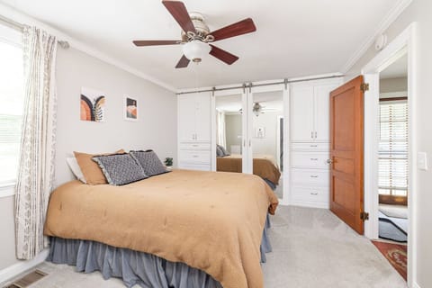 Comfortable bedding to ensure you have a great night rest. 