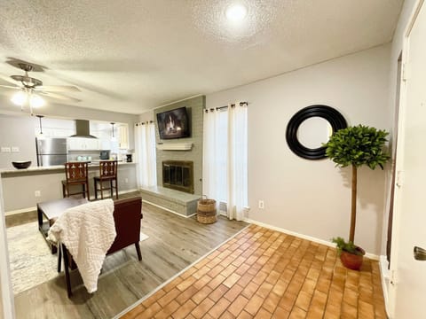 View of front door area from master bedroom