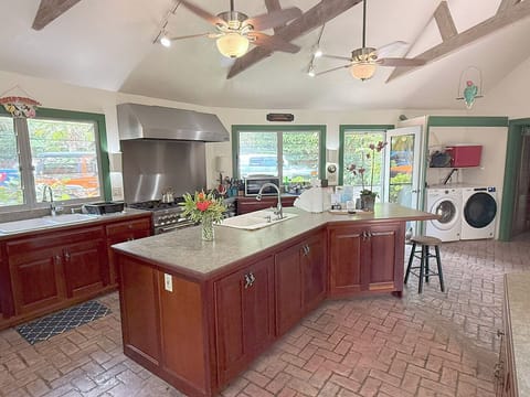 ...and looks out towards the great room