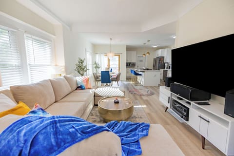 Main floor open living space.