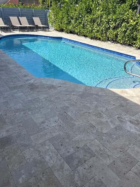 Sparkling private pool