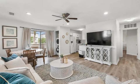 Open Floor Plan in This Nautical Themed Condo