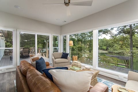 Sunroom with Views and Access to Deck