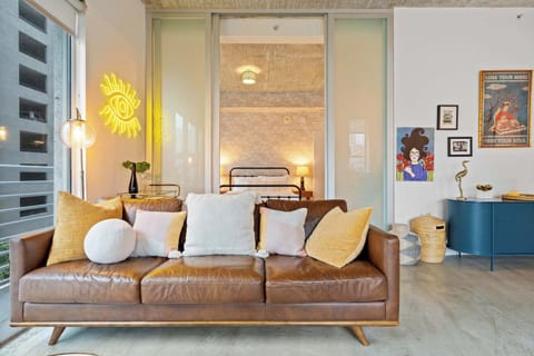 loft style doors to the master bedroom
