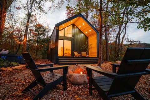 Enjoy the fire pit at night after a day of exploring!
