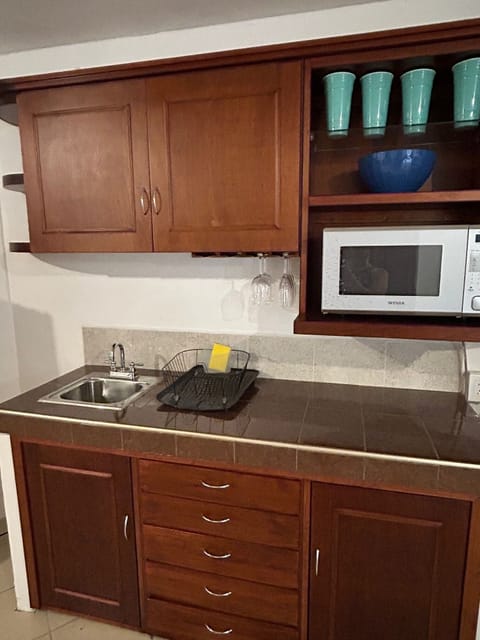 Fridge will have milk, beer, assorted sodas, & sparkling water. Fresh fruit. 