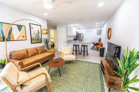 Relax and unwind in our stylish living room. Perfect for evenings in!