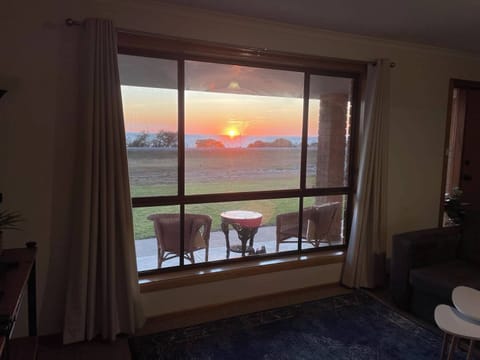 View from the lounge window.
