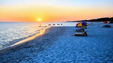 Enjoy breathtaking sunsets at Biloxi Beach. Vibrant colors fill the sky, reflecting over the Gulf—an unforgettable coastal view that’s pure relaxation.