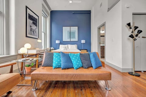 Living Room: Bright and airy living space for your sweet stay!