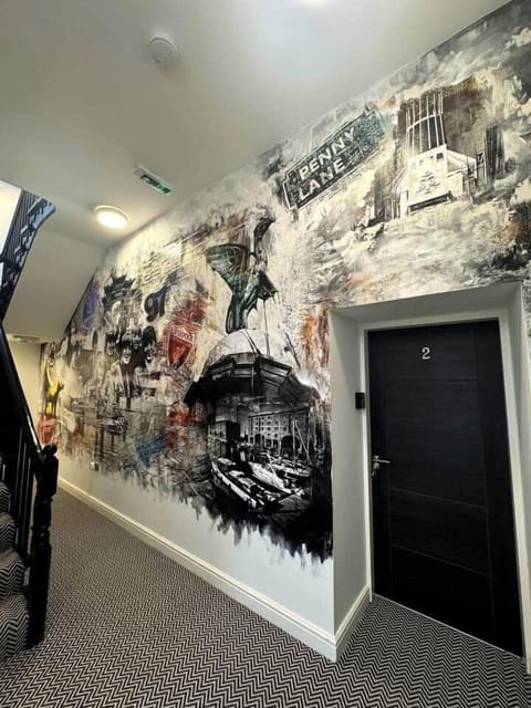 Mural Communal hallway ground floor 