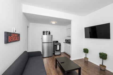 Indulge in all your streaming favorites as you relax in the cozy living space.