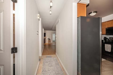 Hallway to the living area