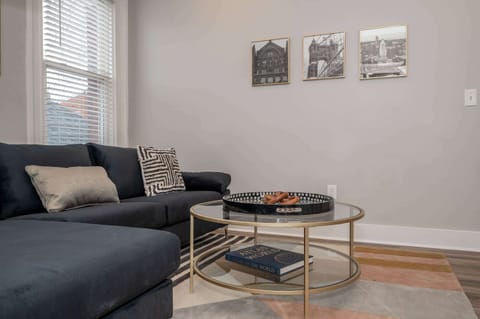 Apt 2 – Kick back & relax on the comfy couch to enjoy a movie or a show