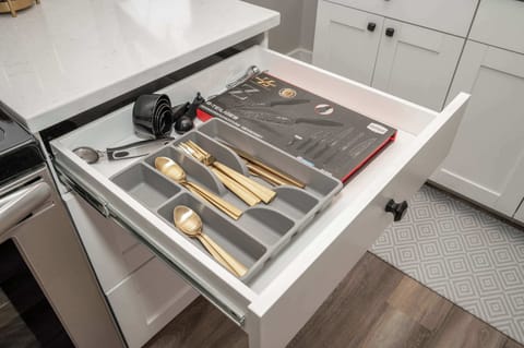 Apt 1 – The kitchen is spacious & well equipped for your visit to Covington