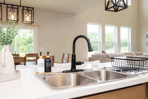 Crafting meals and memories on the chic white countertops