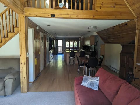 Family Room looking into dining and Kitchen