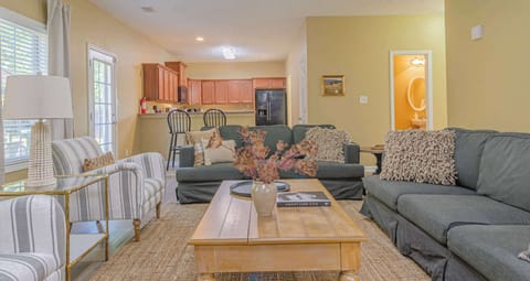 "Enjoy a relaxing evening in our spacious living room."

