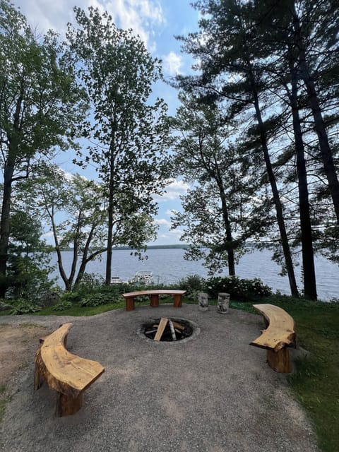 Firepit and outdoor seating