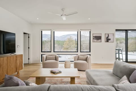 Living room with gorgeous mountain views