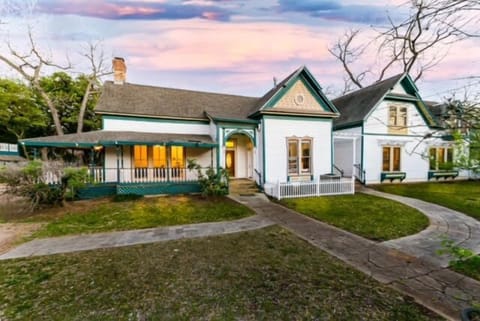 Enjoy the Texas breeze on the beautiful porches at The Wildflower House