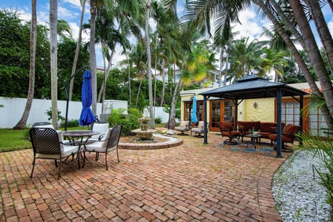 Elegant garden gazebo.