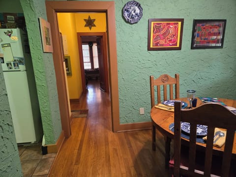 View from living room through to bedroom