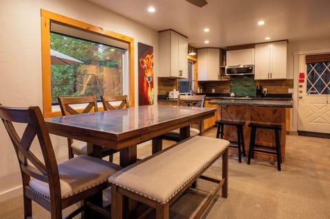 Dining table for six