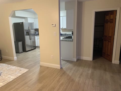 Kitchen view from living room