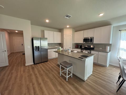Kitchen and dining area