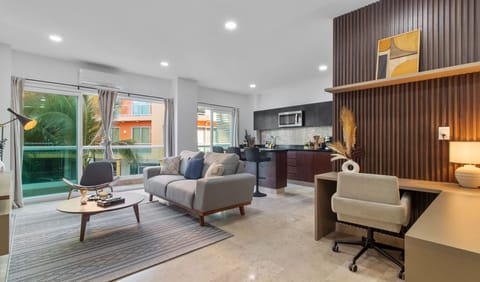 Living Room and Workspace / Desk