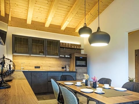 Furniture, Table, Cabinetry, Countertop, Wood, Interior Design, Flooring, Floor, Kitchen, Ceiling