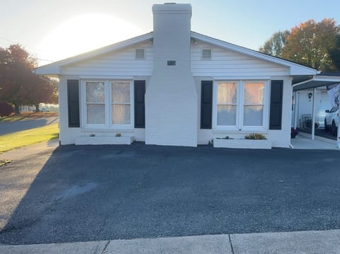 Pick your spot to park!  Private entrance is located to the right.