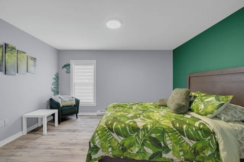 Master bedroom/accent wall