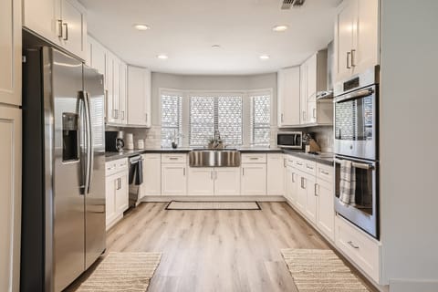 Large Kitchen with stainless appliances