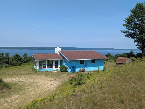 OVERALL:  The home in the summer with Crystal Lake in the background