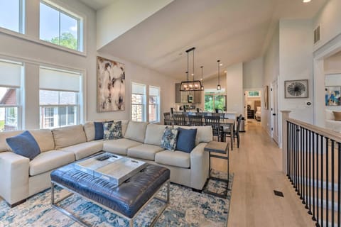 Enjoy the breezy, open layout of the stylish living spaces