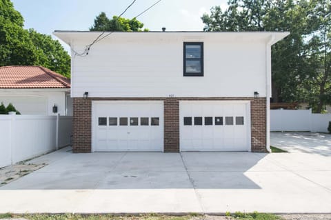 This apartment offers parking for 1 vehicle in front of the garage