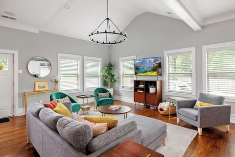 Large open-concept living space